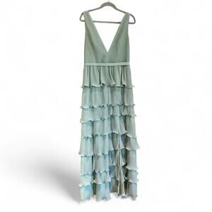 NWT Size 10 Mac Duggal plunging V-neck dress - $458 msrp